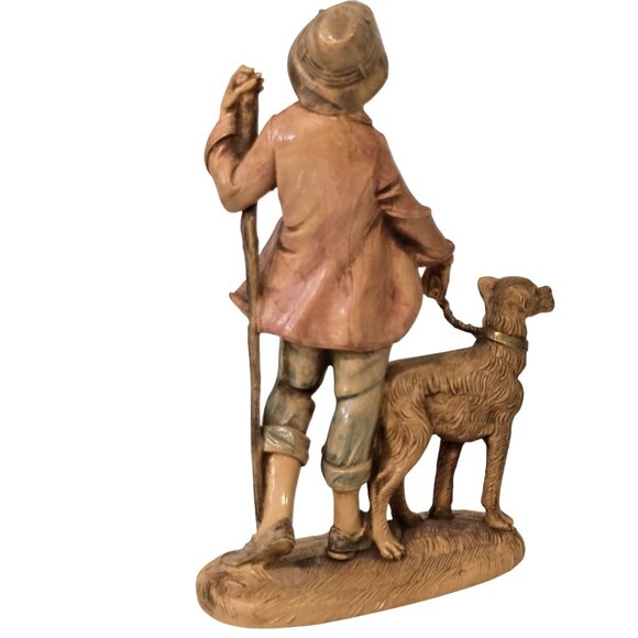 Fontanini "Zachariah" Shepherd Figurine With Dog Exclusive By Roman - Picture 4 of 7